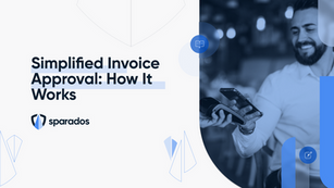 How can I easily accept an invoice sent by an employee for a transaction?
