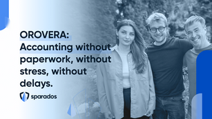 Picture of Orovera team with Michał