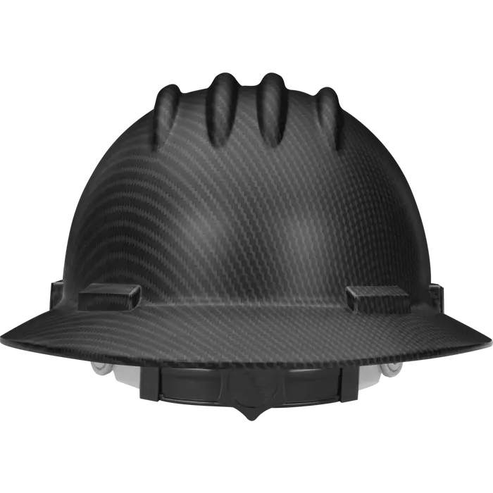 Thumbnail: 3970-CF - ANSI Type 1 Carbon Fiber Patterned Full Brim Hard Hat, Class E