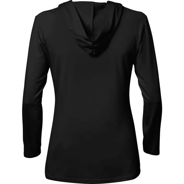 Thumbnail: 7110 - Premium Women's Fit Hooded Shirt with Elastex