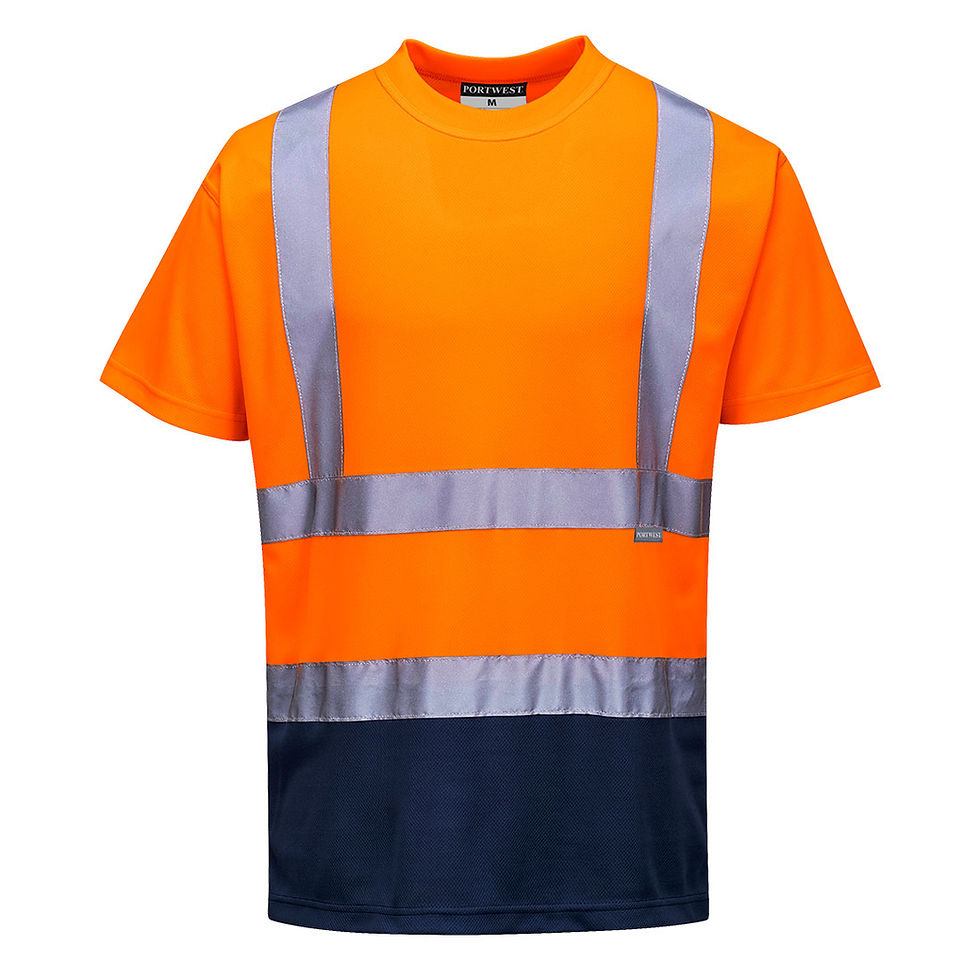 Thumbnail: S378 - Hi-Vis Contrast T-Shirt S/S