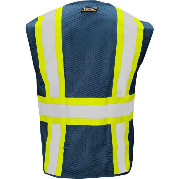 Thumbnail: 1287-Z-RD - Safety Vest with Zipper and Radio Clips