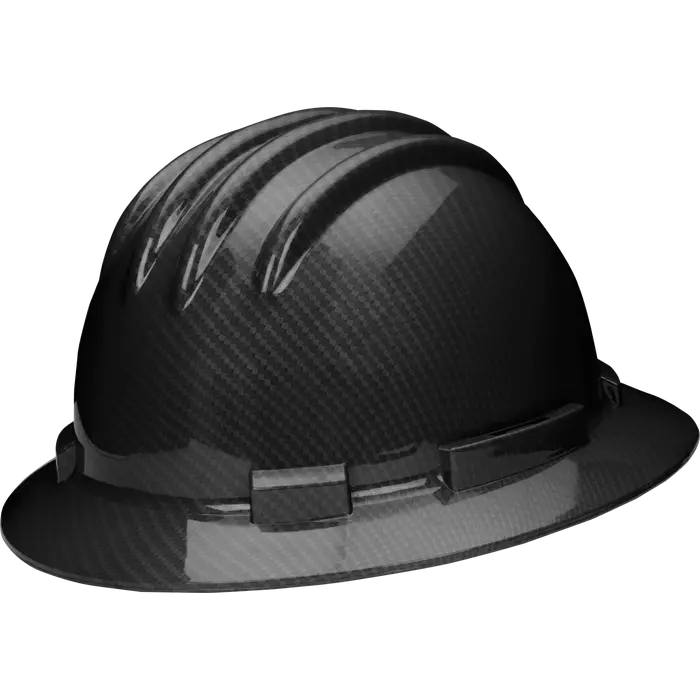Thumbnail: 3970-CF - ANSI Type 1 Carbon Fiber Patterned Full Brim Hard Hat, Class E