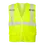 Thumbnail: 1266FR-Z-RD - FR ARC Rated ANSI Class 2 Safety Vest with Zipper and Radio Clips
