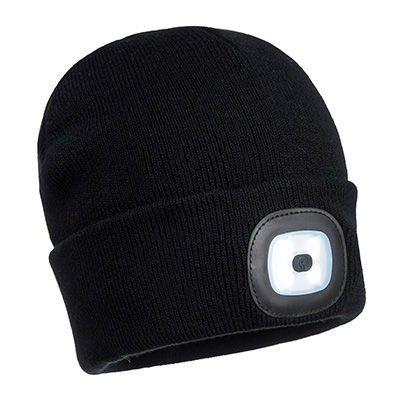 Thumbnail: B029 - Beanie USB Rechargeable LED Head Light