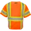 Thumbnail: 1293-BRK-RD - ANSI Class 3 Breakaway Safety Vest with Radio Clips