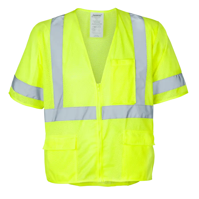 Thumbnail: 1294-Z - ANSI Class 3 Safety Vest with Zipper