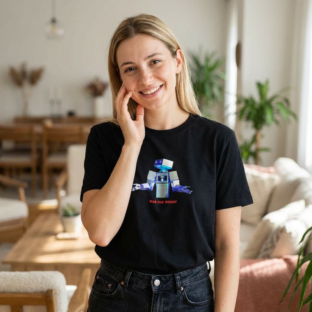 RAS THE ROBOT ADULT T-SHIRT