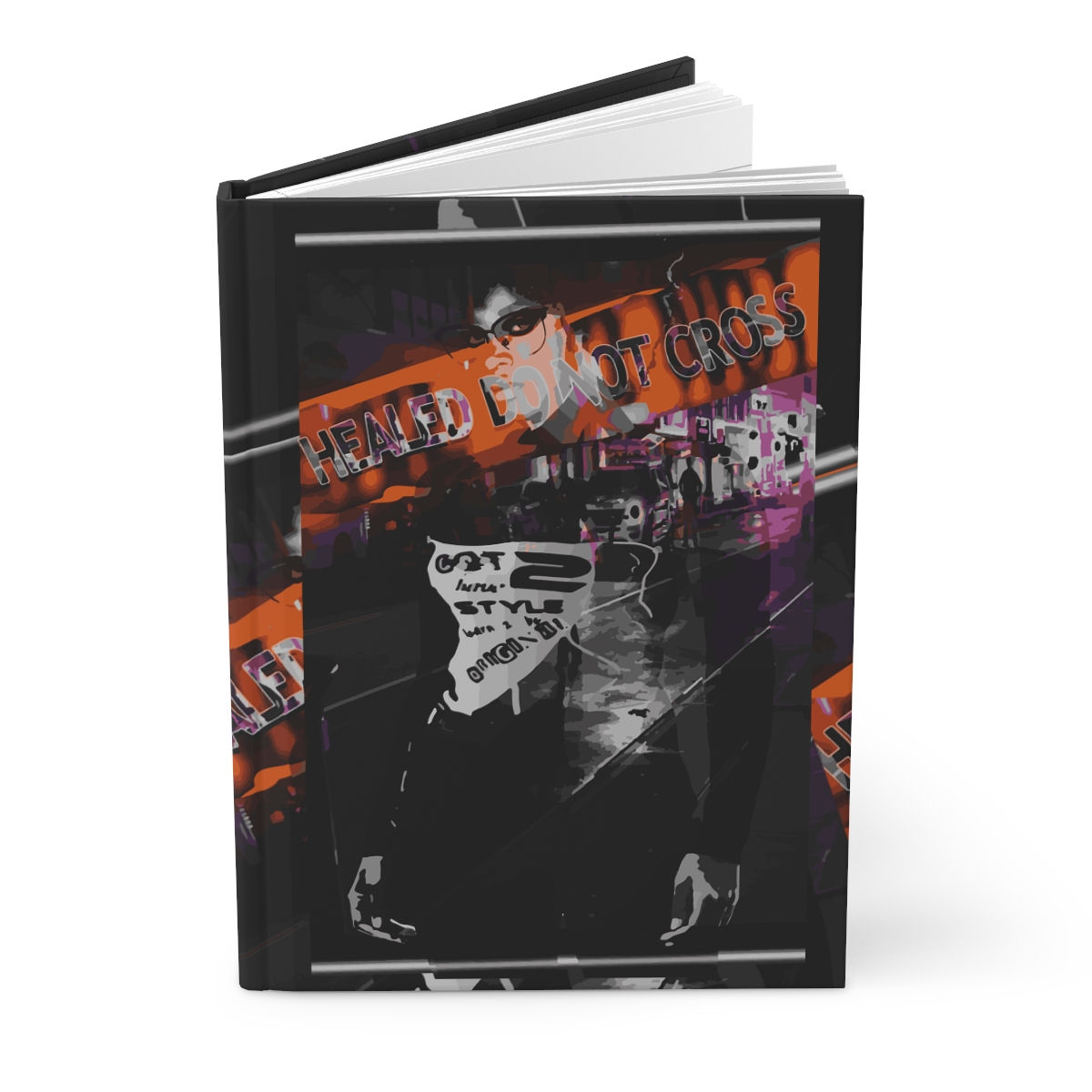 HEALED "Do Not Cross" Hardcover Journal Matte