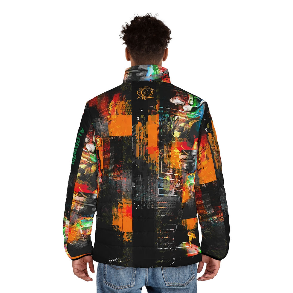 Thumbnail: Men's Puffer Jacket (AOP)