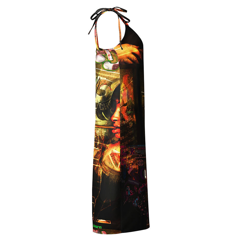 Thumbnail: MODERN LISA – Resurrected Tie-strap Midi Dress