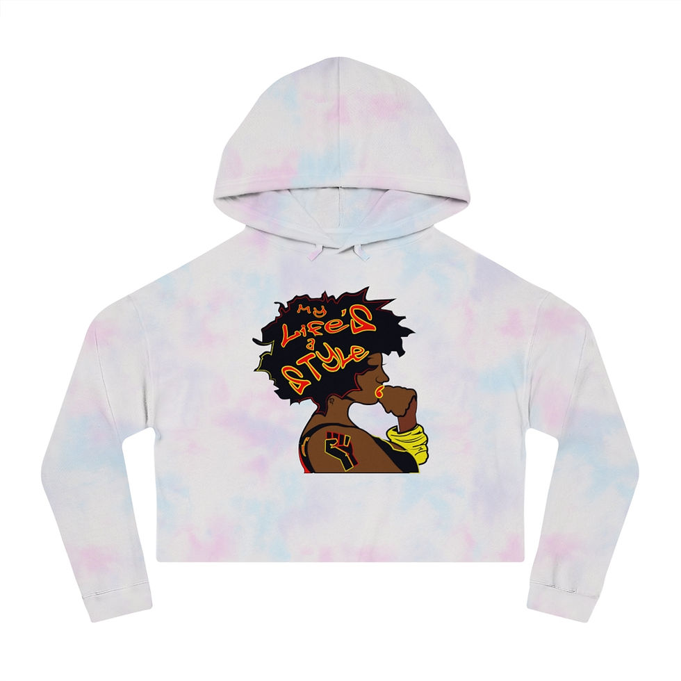 Thumbnail: LIFESTYLES | Cropped Hooded Sweatshirt