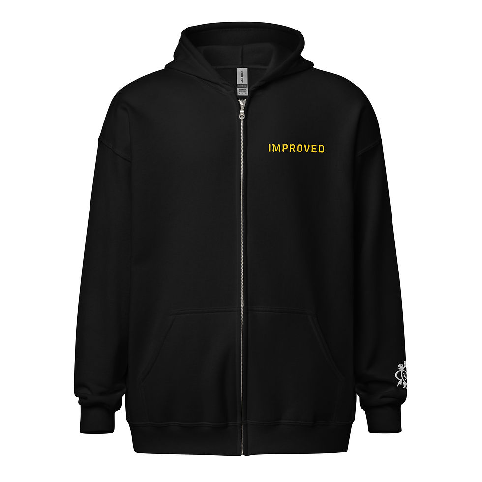 CAUTION Unisex heavy blend gym zip hoodie