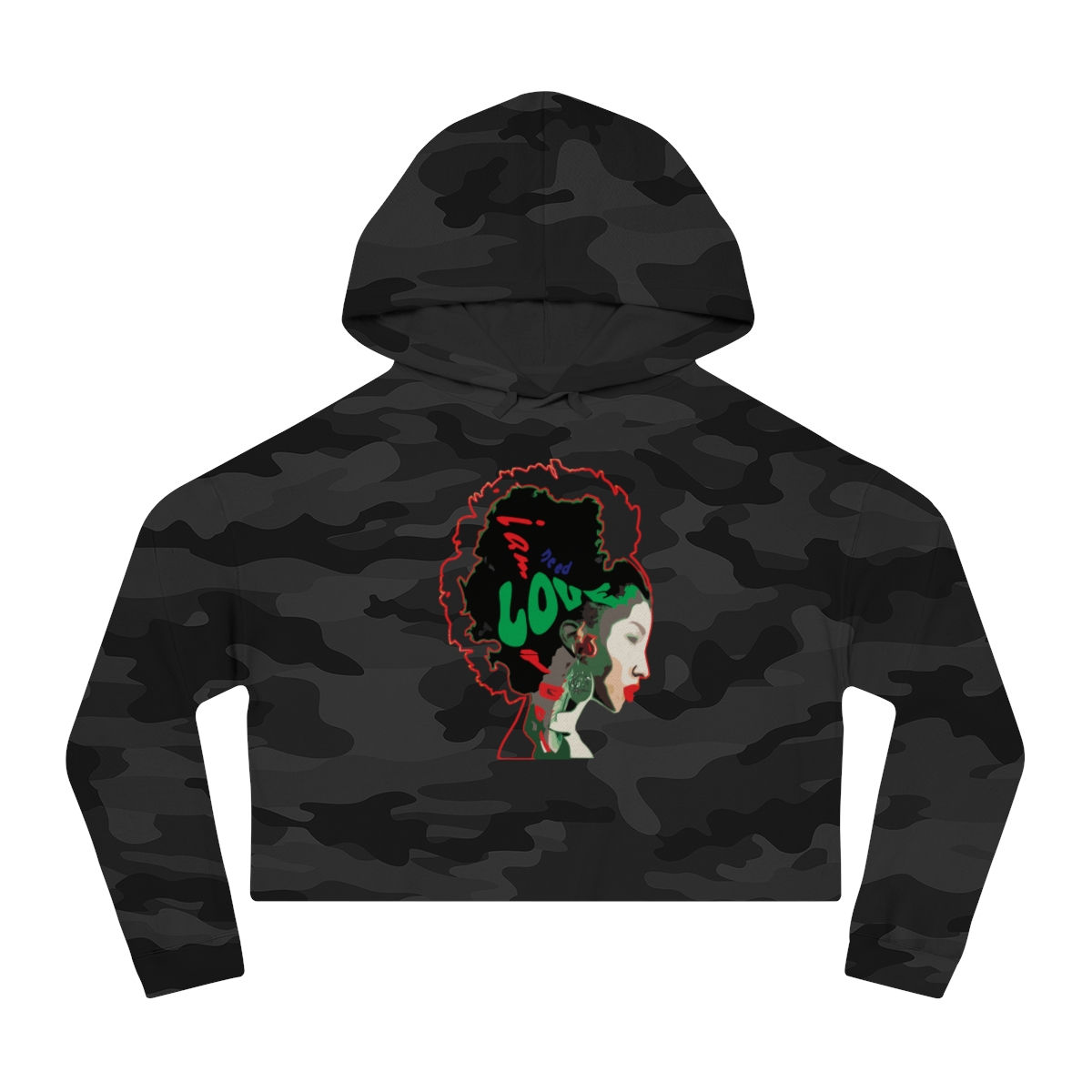 NEED LOVE Women’s Cropped Hooded Sweatshirt