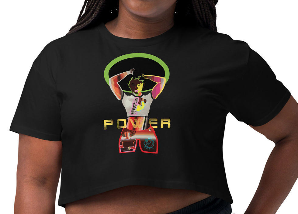 POWER WITHIN - Women’s crop top