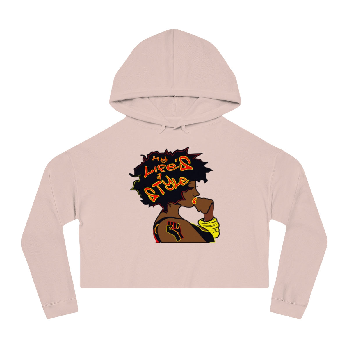 LIFESTYLES | Cropped Hooded Sweatshirt