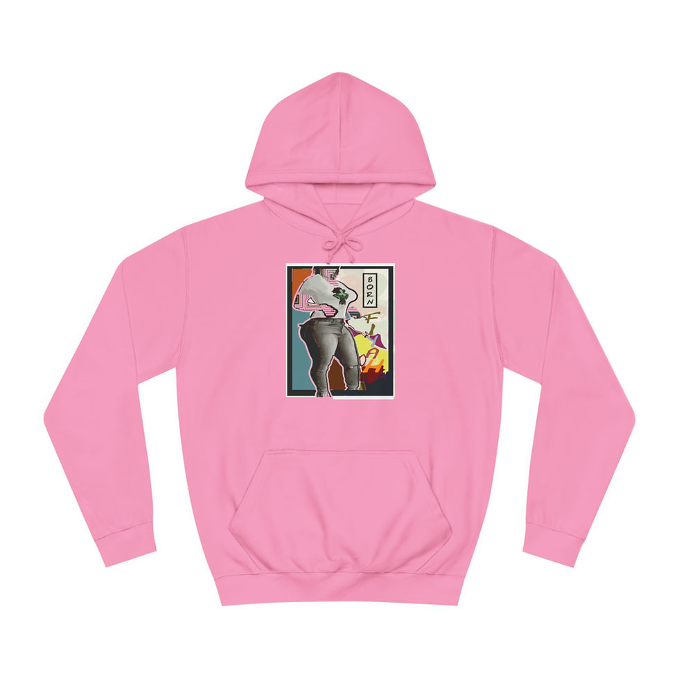 BORN FIYAH - Unisex College Hoodie