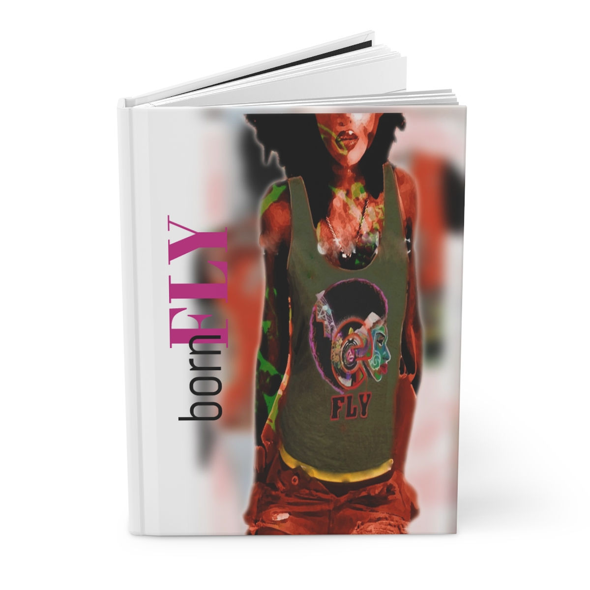BORN FLY Hardcover Journal Matte