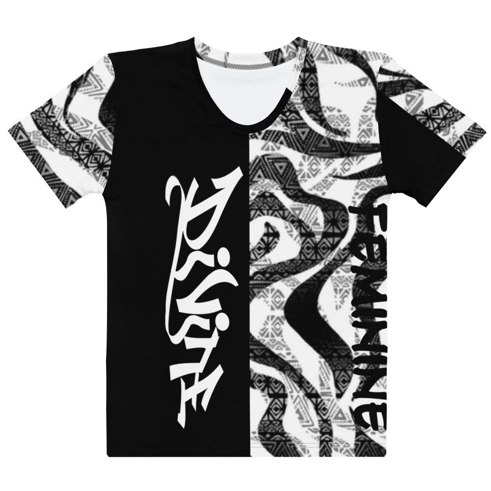 DIVINE FEMININE B&W - Women's T-shirt