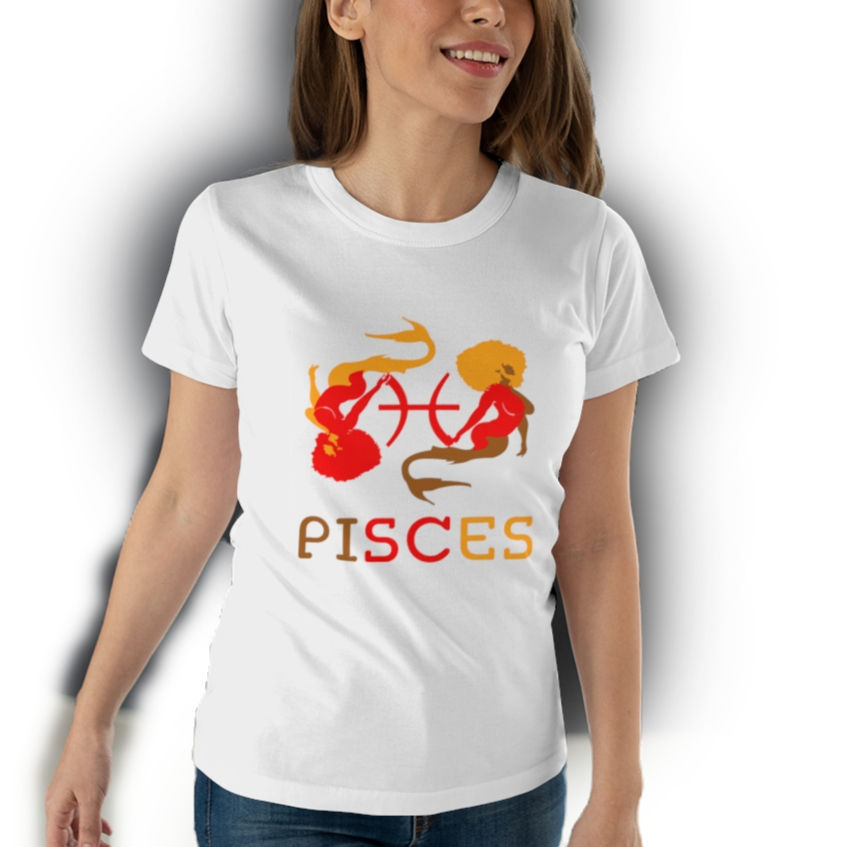MERMAID PISCES - Single Jersey Women's T-shirt