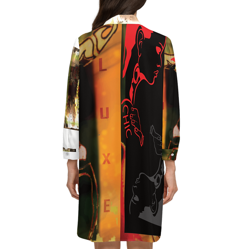 Thumbnail: As Above, So Below — ALOQWIN — Woman's High-Low Hem Long-sleeve