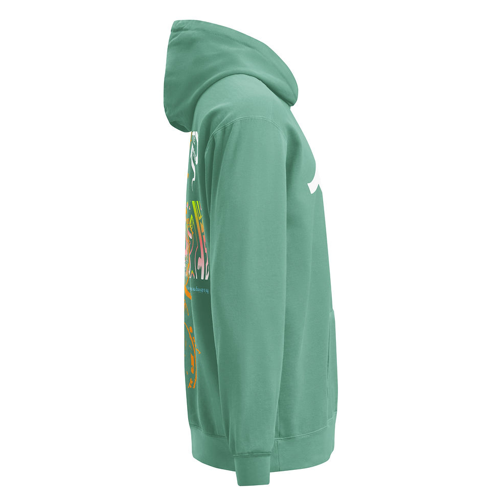 Thumbnail: EYE Uni-Sex dyed garment hoodie