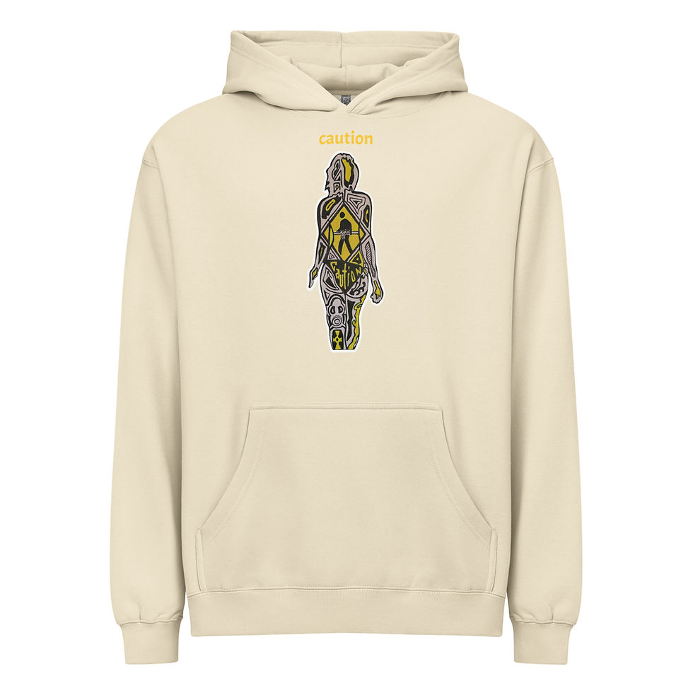 CAUTION AWARE Men’s Box-Hoodie