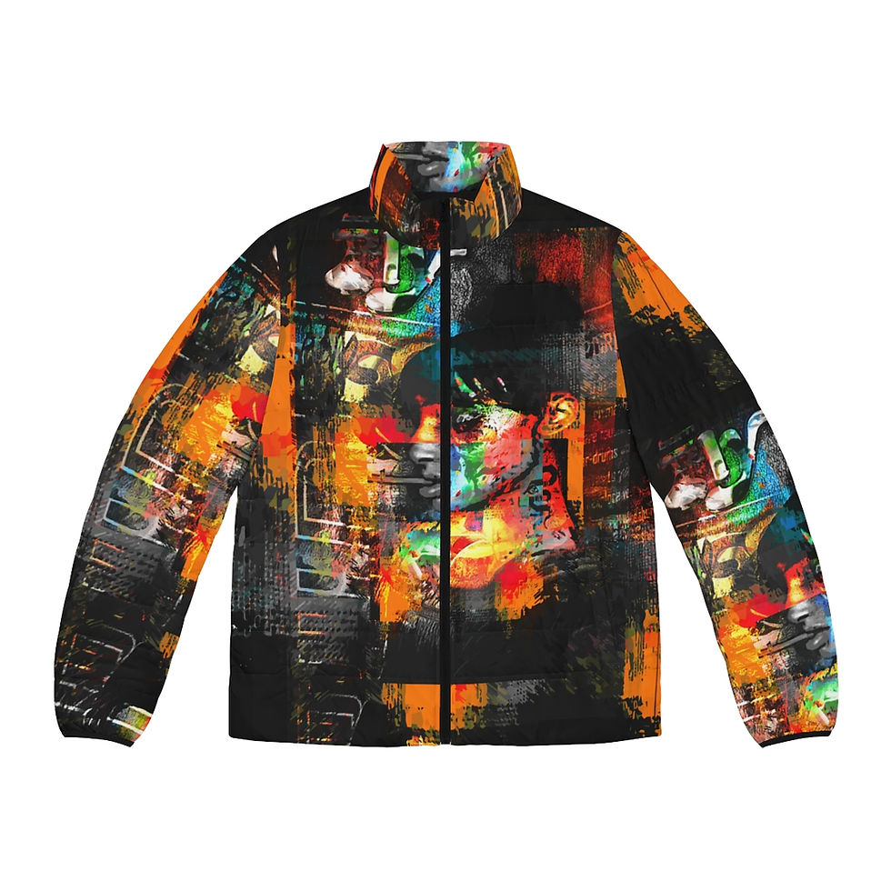 Thumbnail: Men's Puffer Jacket (AOP)