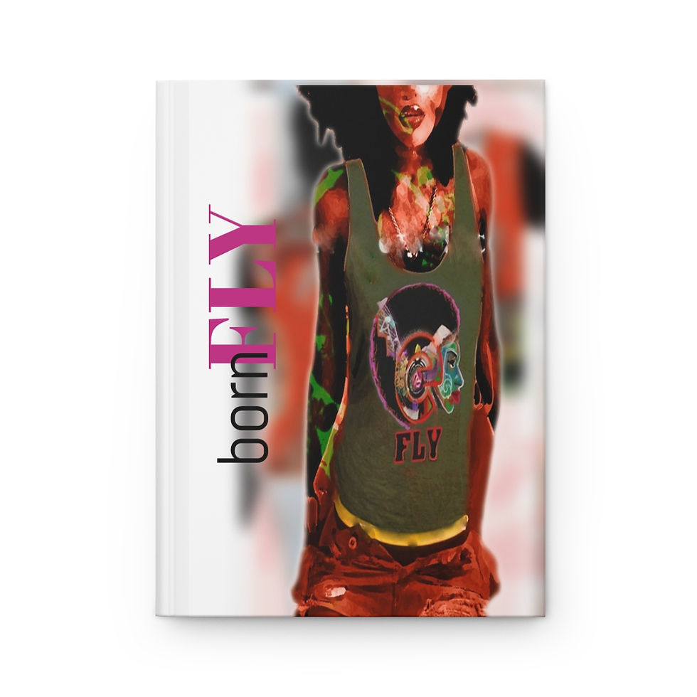 BORN FLY Hardcover Journal Matte