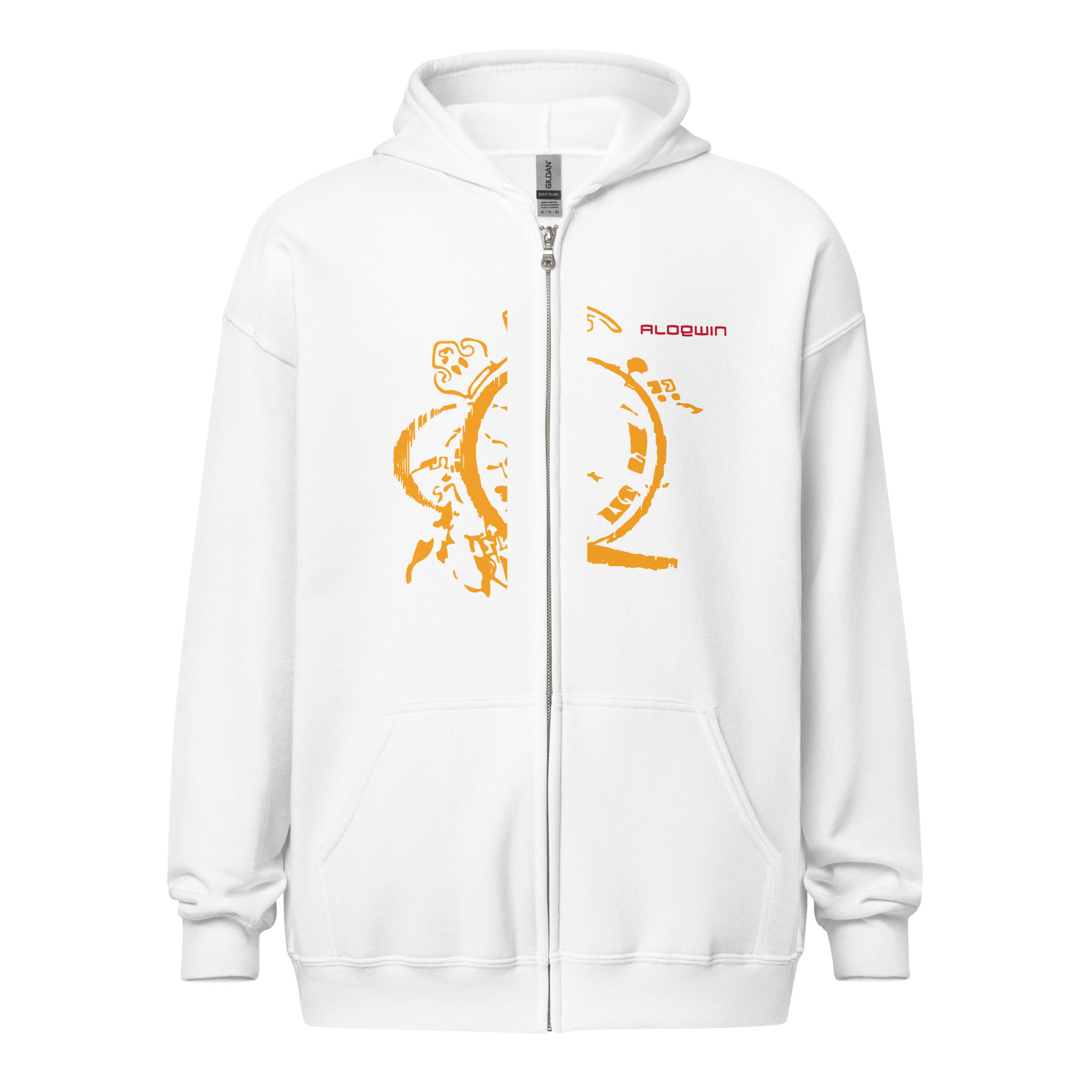 ALOQWIN OFFICIAL - Heavy Blend zip hoodie