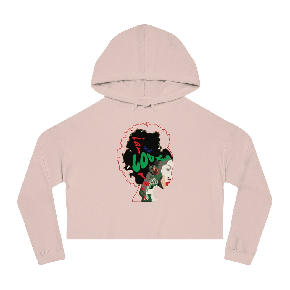 Thumbnail: Women’s Cropped Hooded Sweatshirt