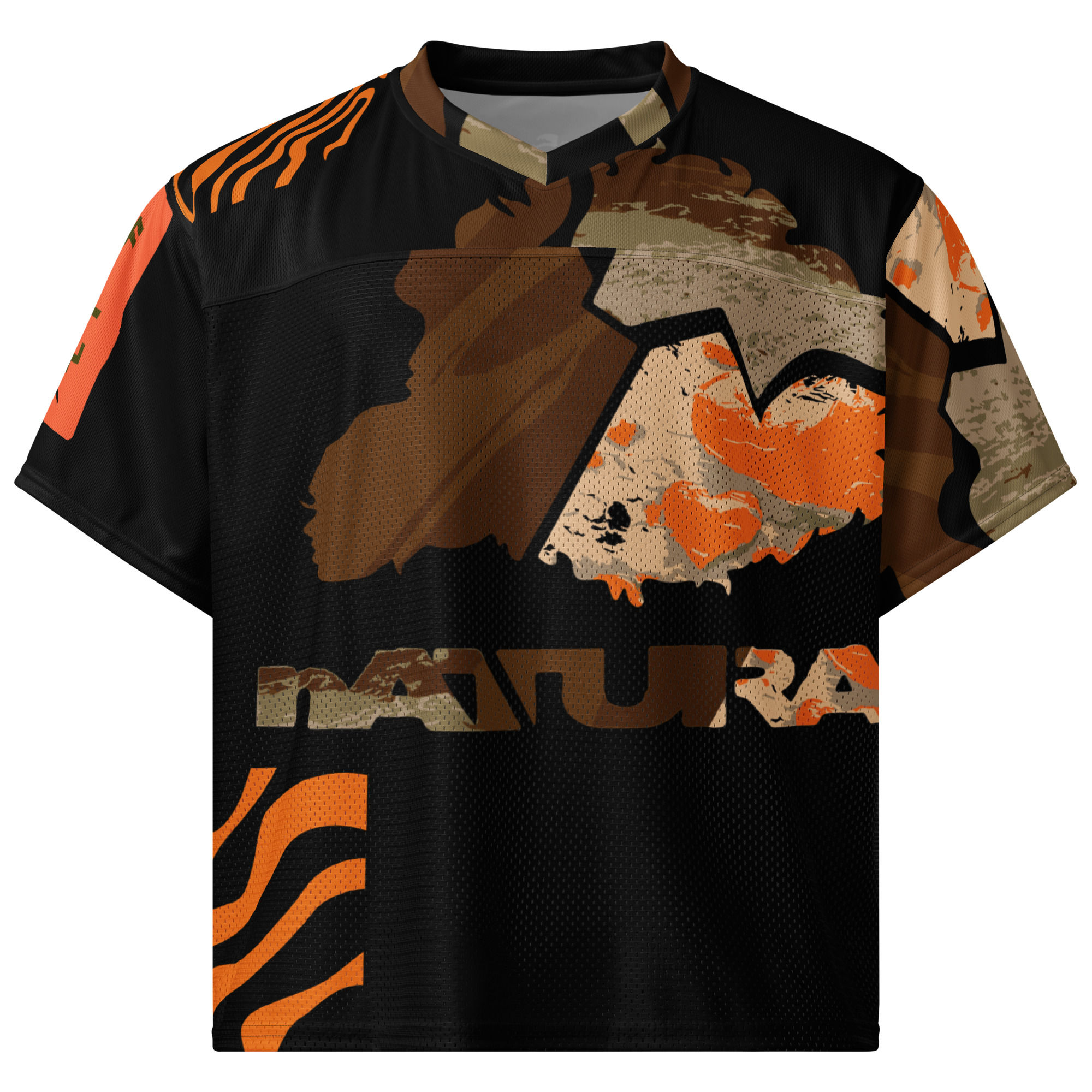 TESTER Boxy football jersey