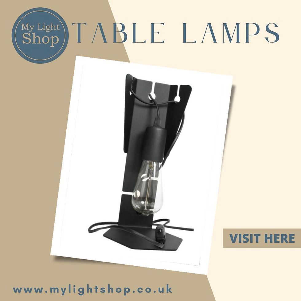 Brighten Your Space with Stylish and Versatile Table Lamps: Perfect Lighting Solutions