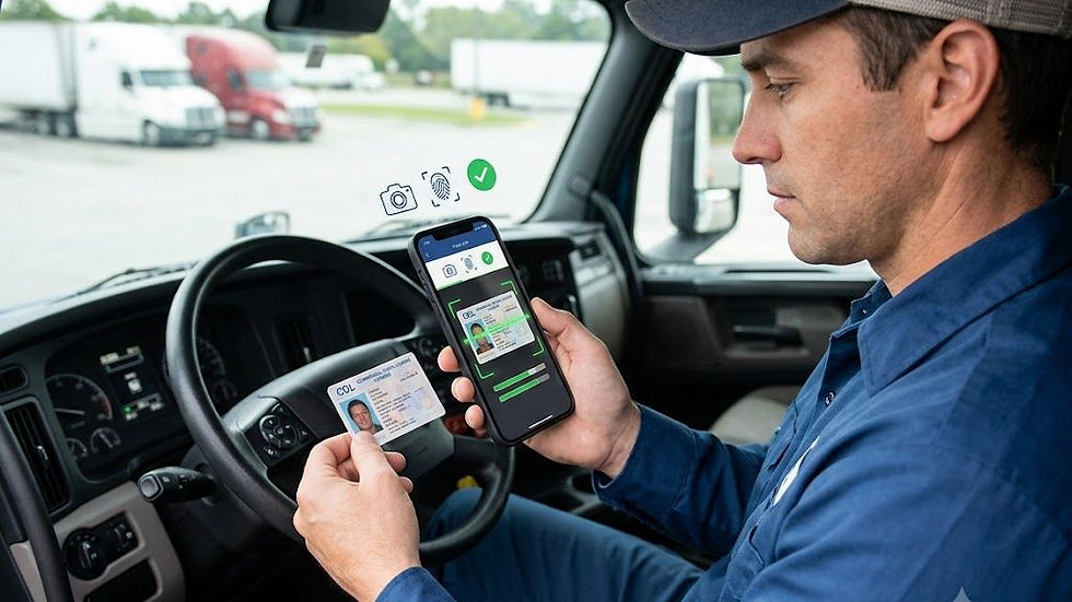 How Does AI Document Verification Work Inside a CDL Driver Onboarding App