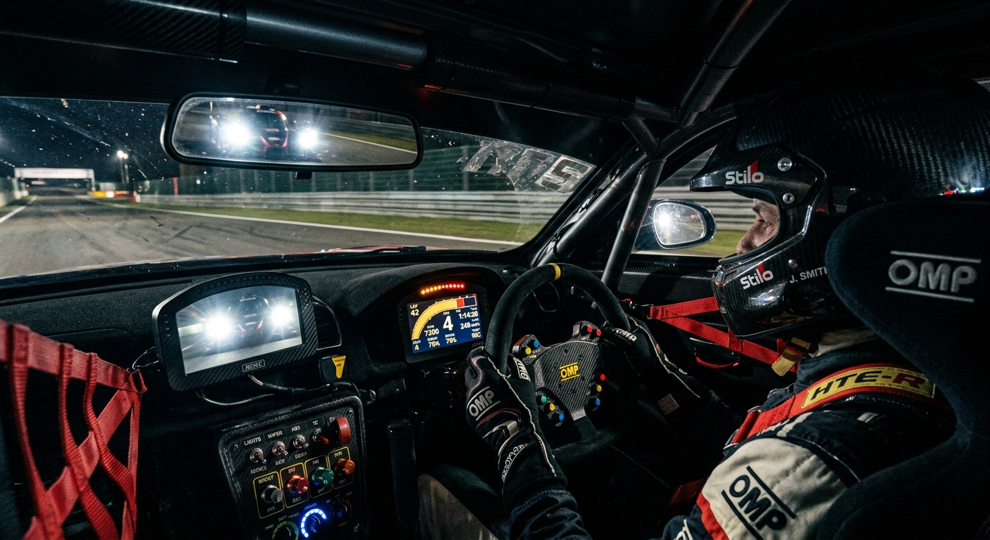 Managing the intense mental pressure of multiclass racing requires a balance of focus and data-driven awareness.