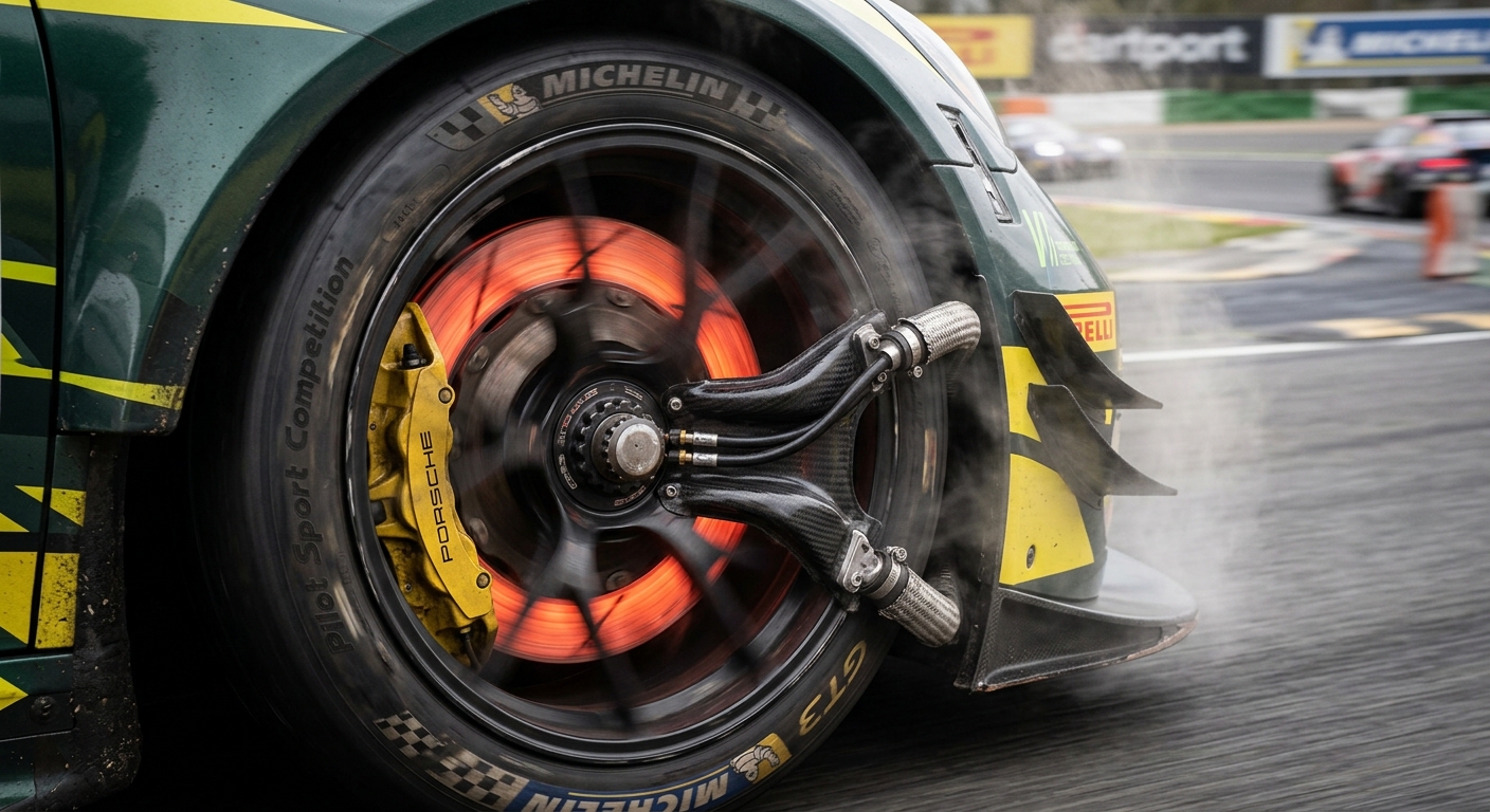 The relationship between brake duct settings and thermal radiation is critical for maintaining tire surface grip.