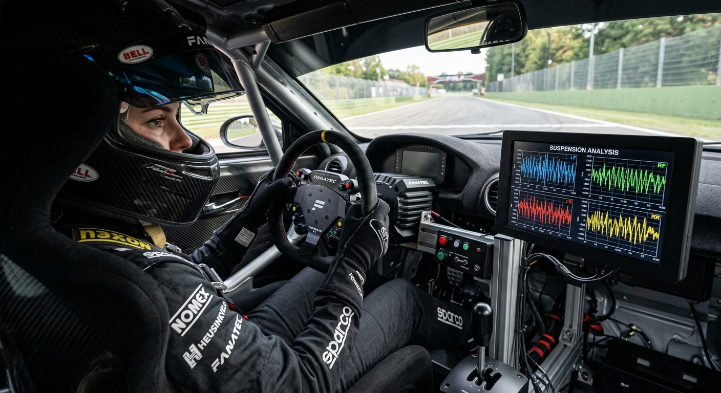 Using telemetry logs allows drivers to validate setup changes with objective data instead of relying on subjective feel.