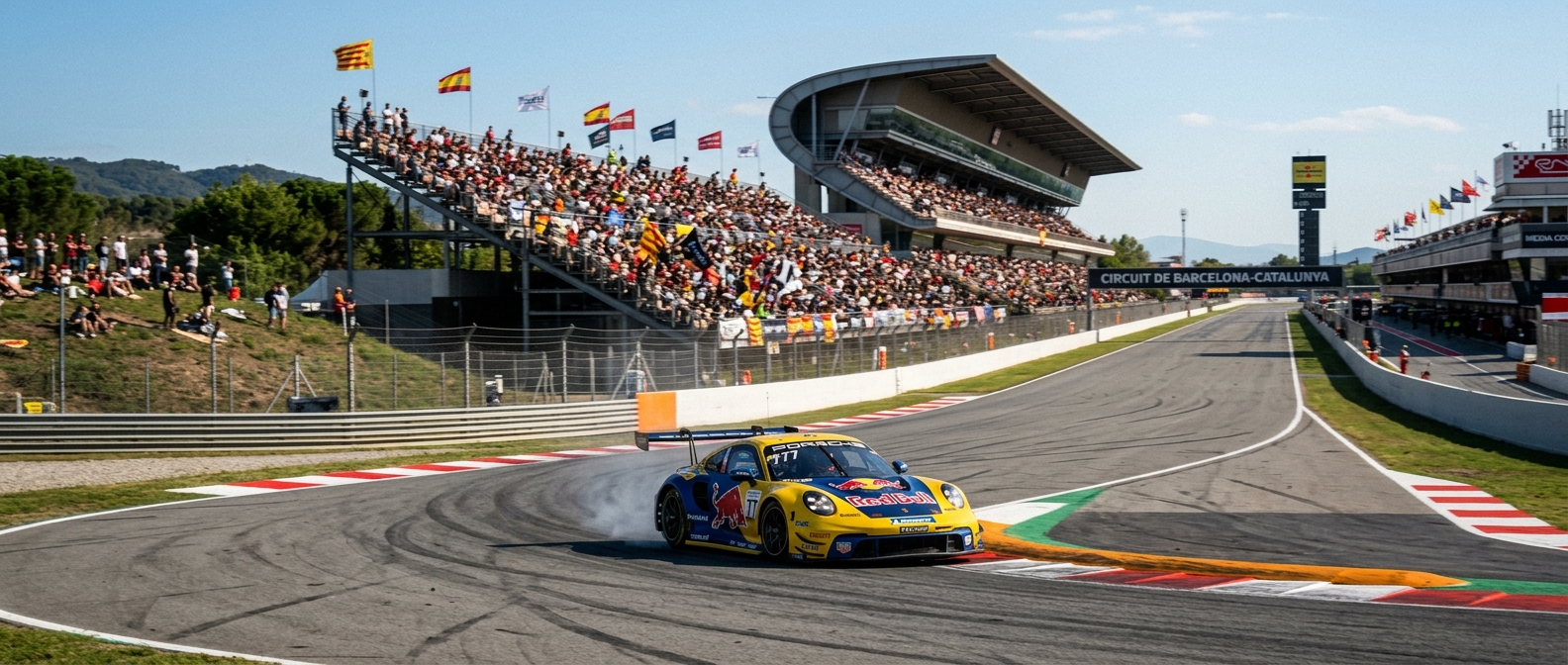 Navigating the technical final sector of Barcelona requires more than just following the standard racing line.