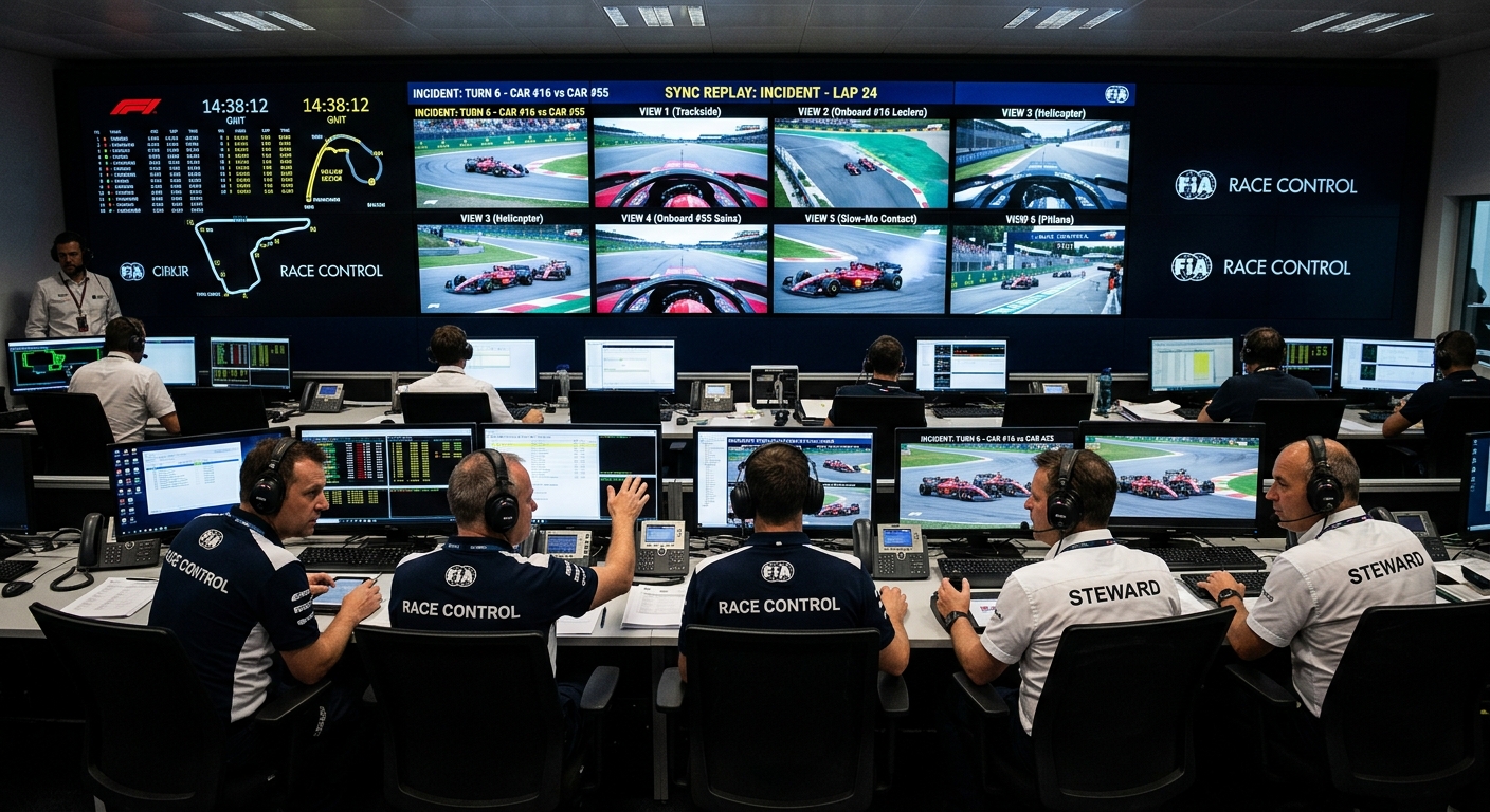Stewards must differentiate between driver error and hardware limitations during complex incident reviews.