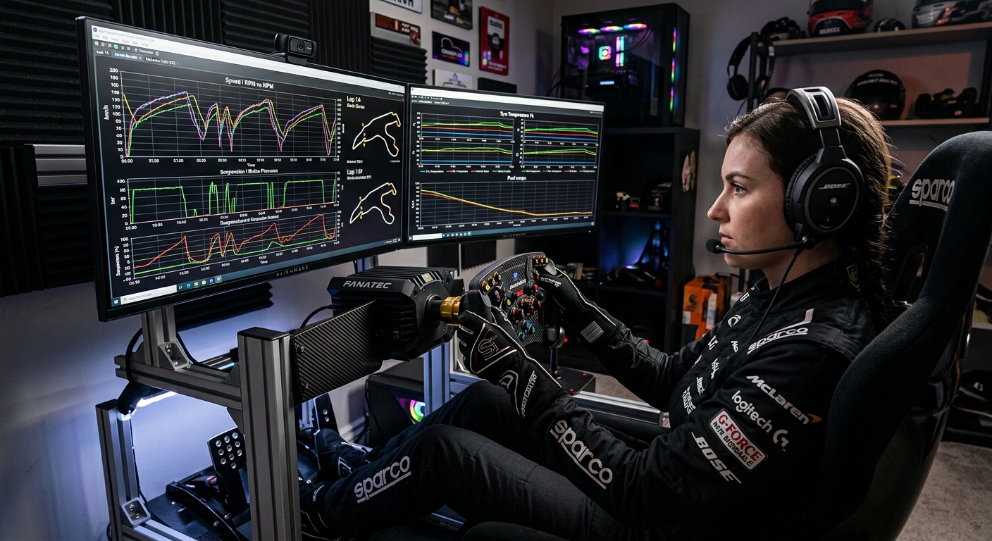 Comparing telemetry signatures between track versions allows drivers to identify exactly where grip levels and geometry have changed.