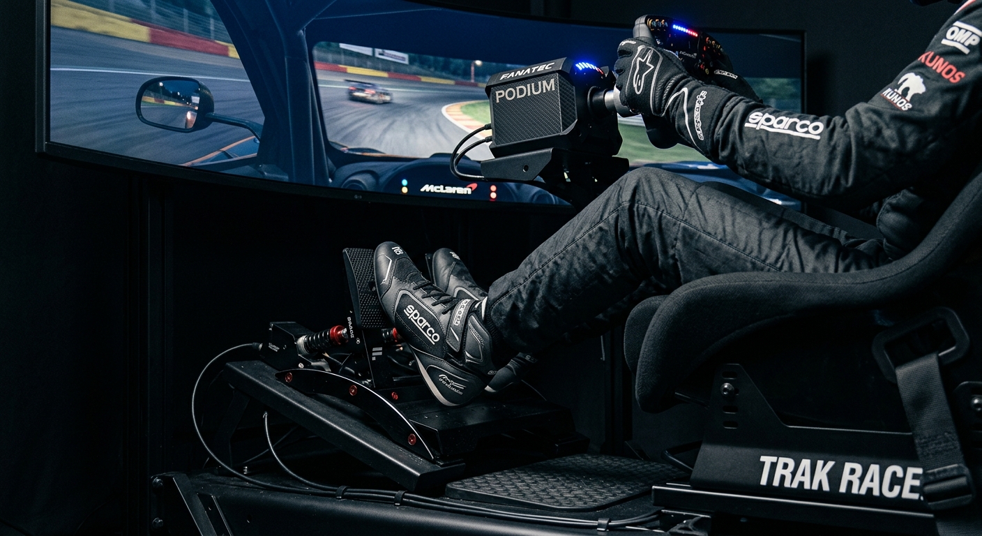 Proper pedal tuning allows for a smoother transition from peak braking to trail braking in telemetry.