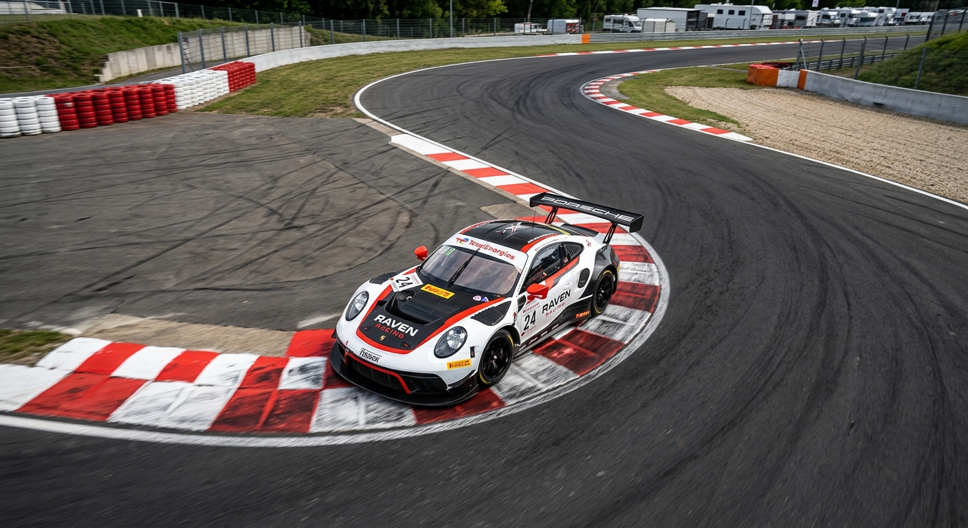 The line taken through the corner directly dictates the maximum speed achievable on the following straight.