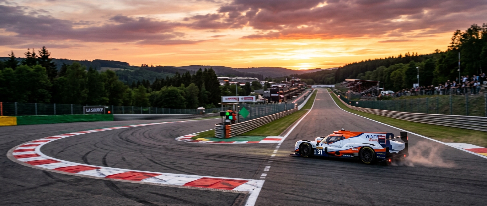 The exit of the corner dictates the speed for the entire length of the following straightaway.