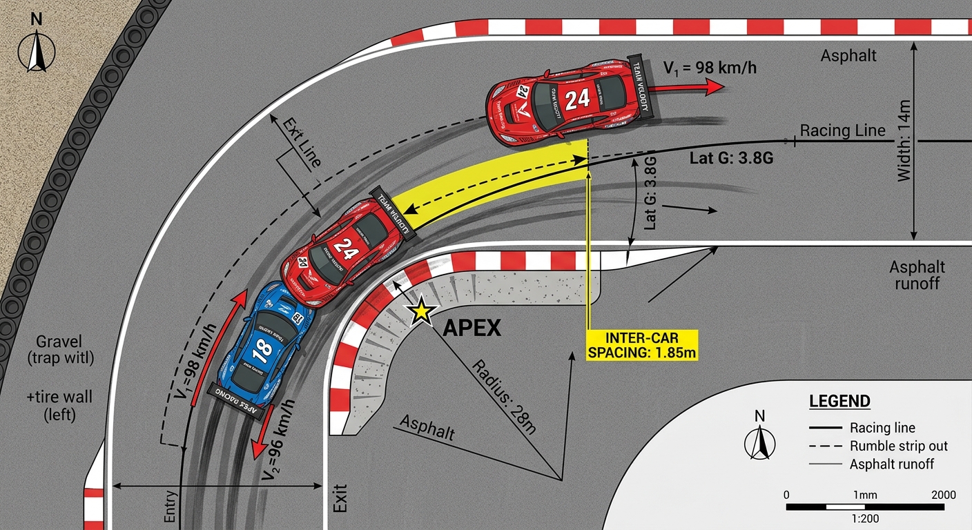 Proper positioning and spacing are essential for a fair and legal overtake.