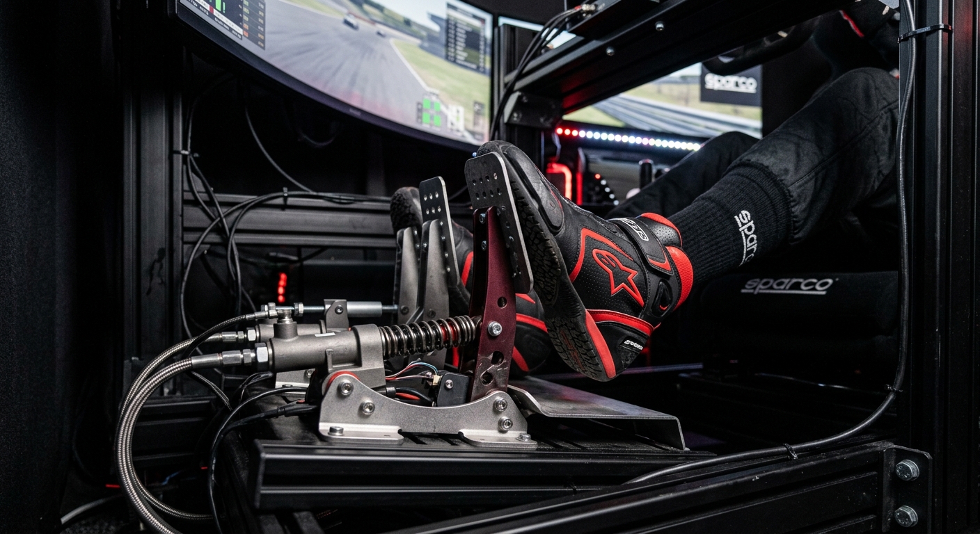 Precise pedal control is essential for managing weight transfer through Bathurst's steep elevation changes.
