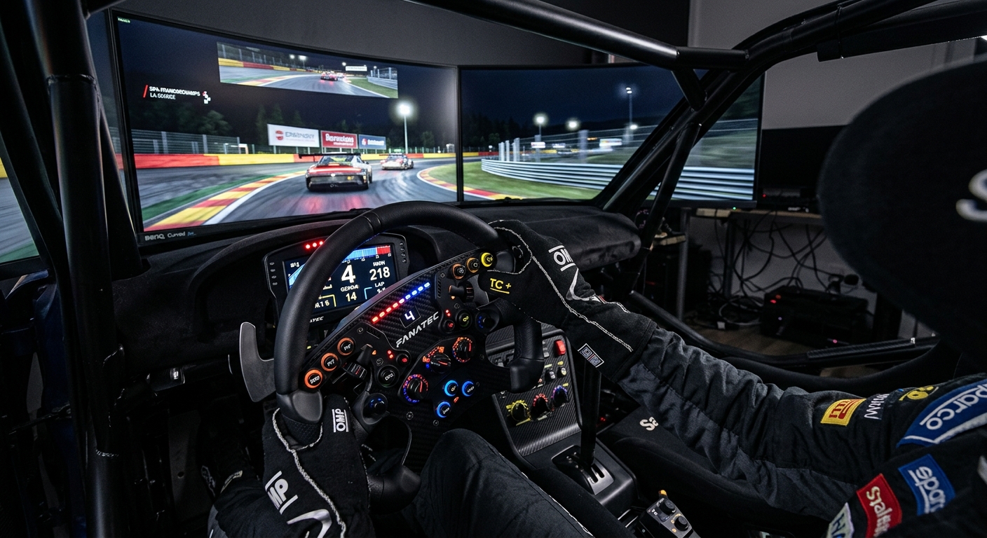 Mapping essential electronic controls to your steering wheel allows for seamless mid-race adjustments.