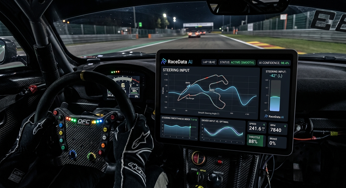 Telemetry data confirms that better spatial awareness leads to smoother steering inputs and higher cornering consistency.