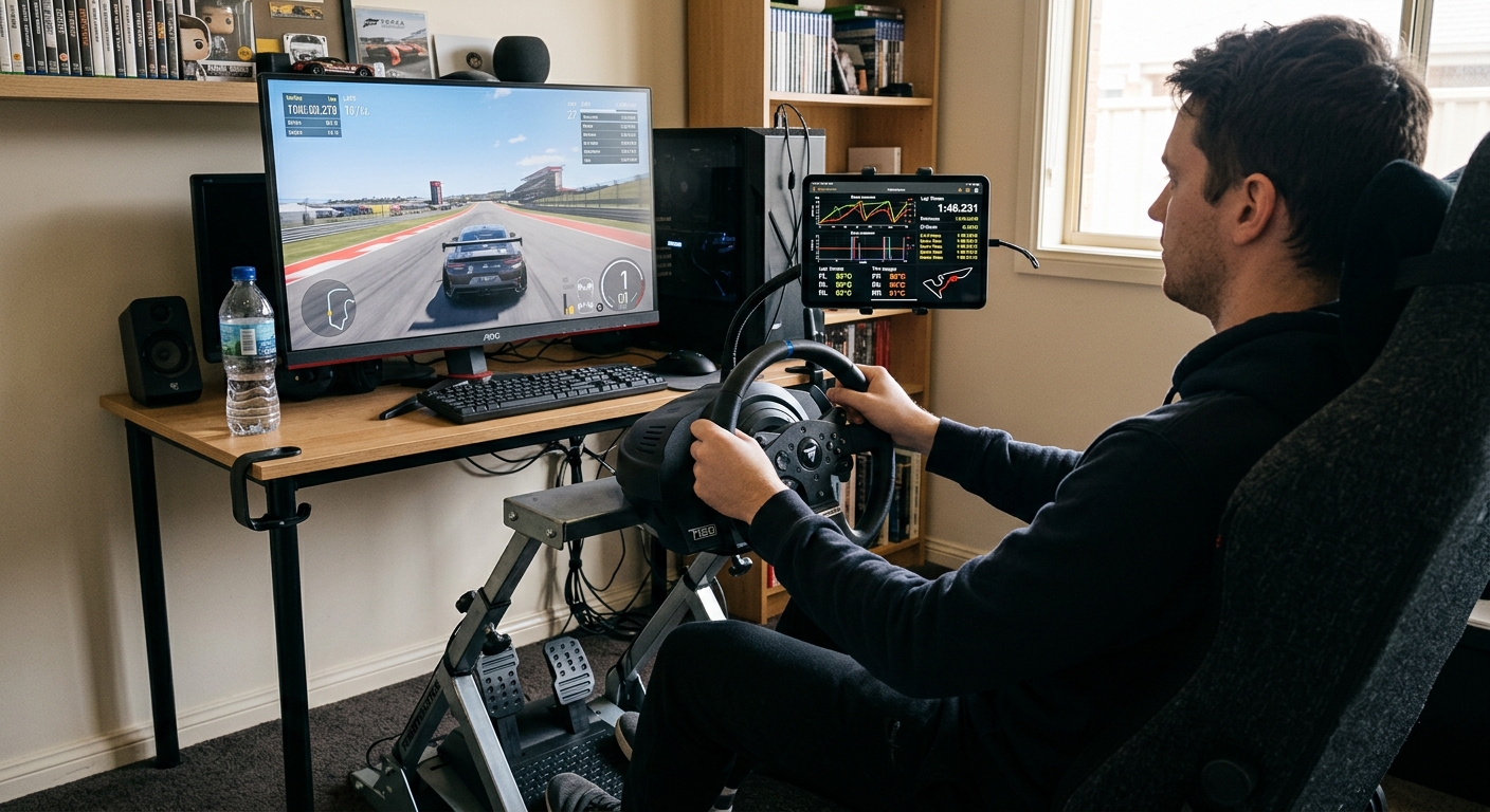 Consistent improvement depends on how you analyze your data, not the cost of your sim racing hardware.