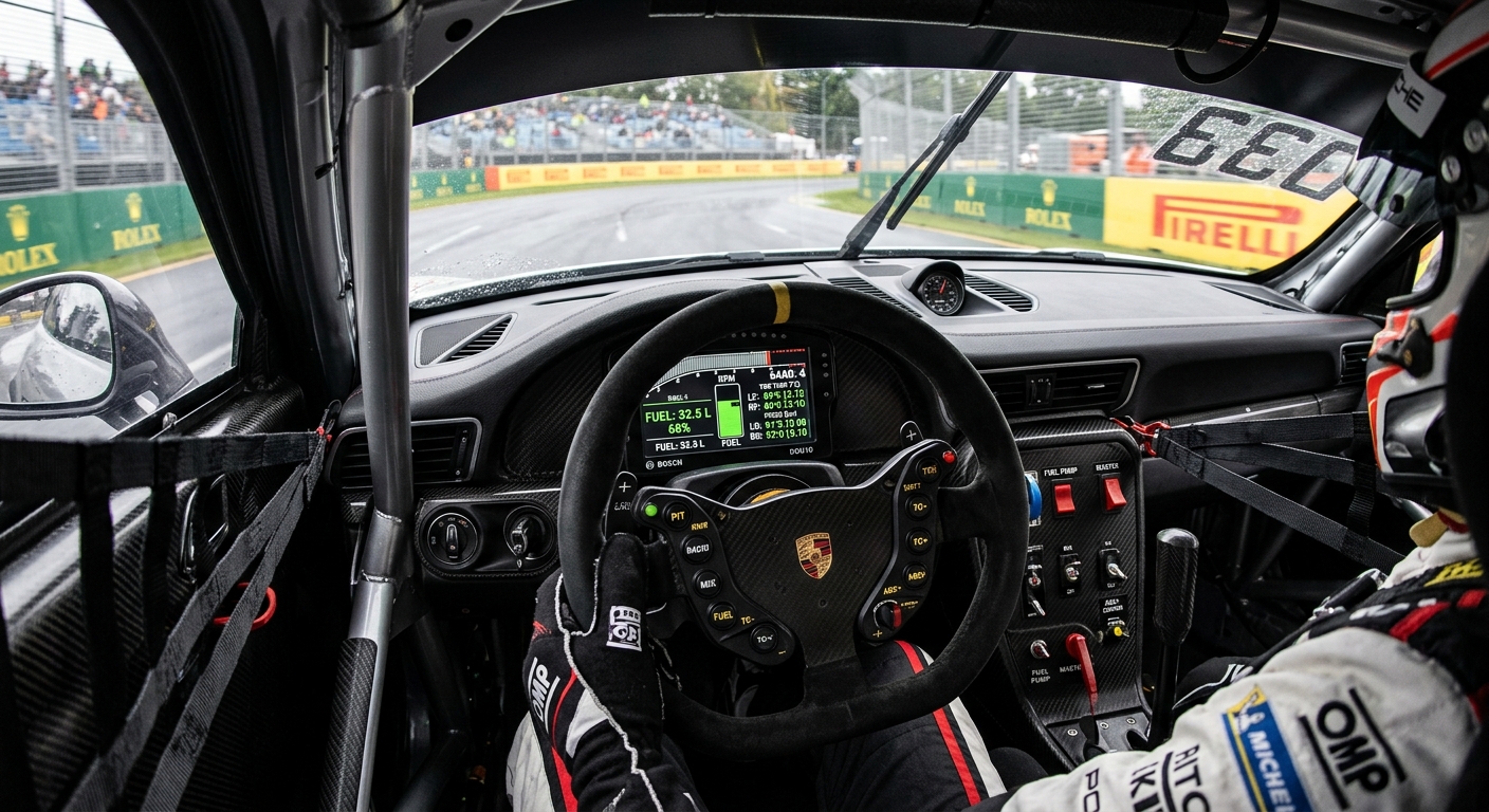 Modern sim racing dashboards provide real-time data critical for managing the new sequential pit stop rules.