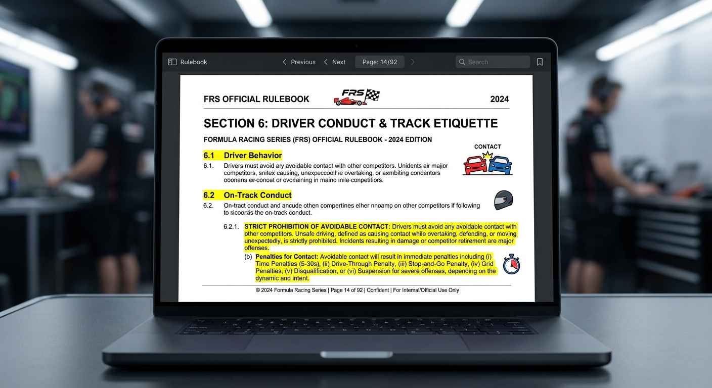 Identifying the difference between a racing mistake and malicious intent is the first step in a successful protest.